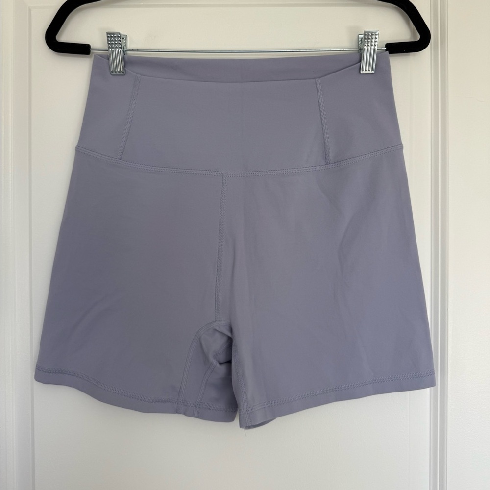 FP Movement by Free People Never Better 5" Bike Shorts in Lavender size Large